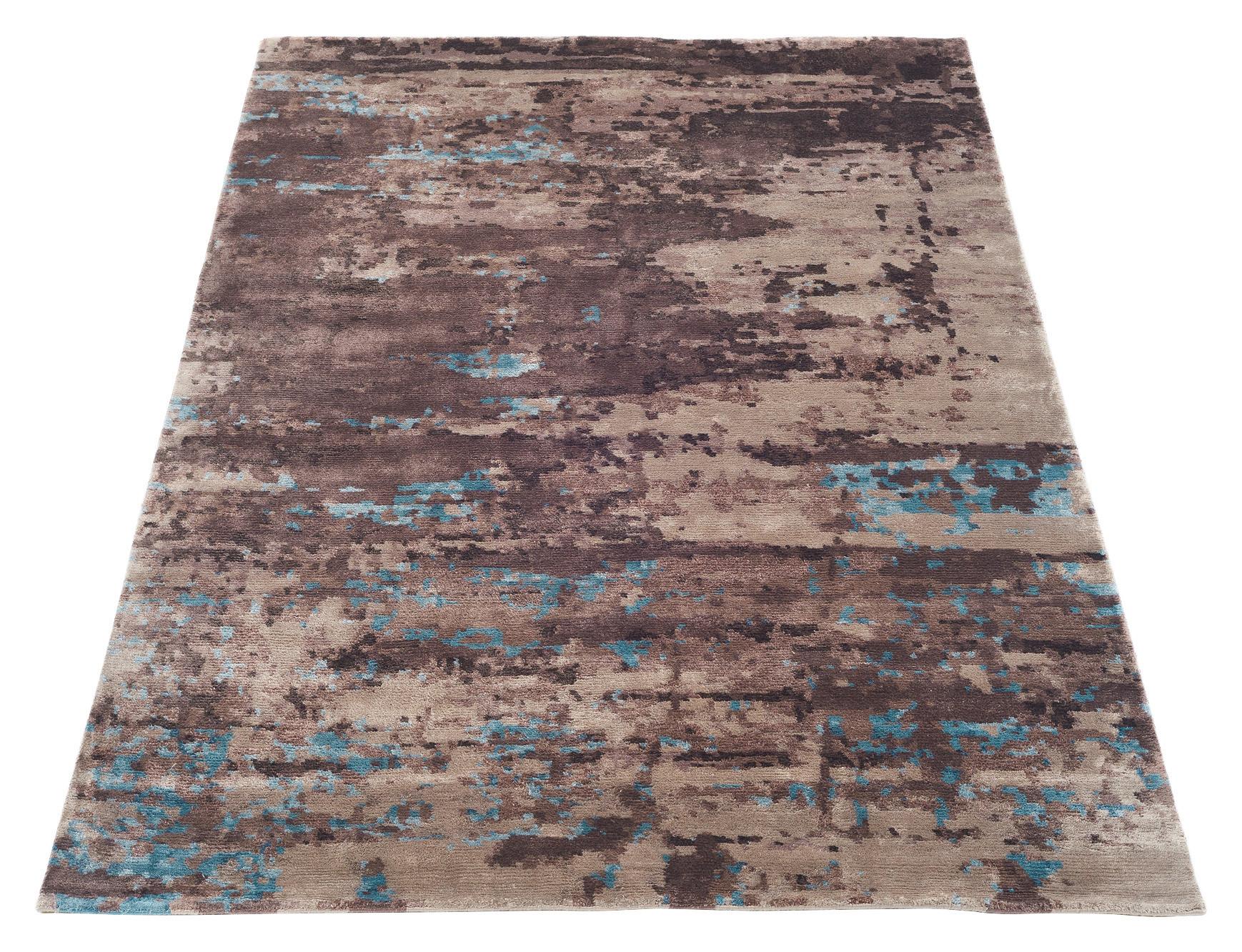 Orientalischer Webteppich Bunt Angeles 250x350 cm - Blau/Beige, Design, Textil (250/350cm) - Musterring