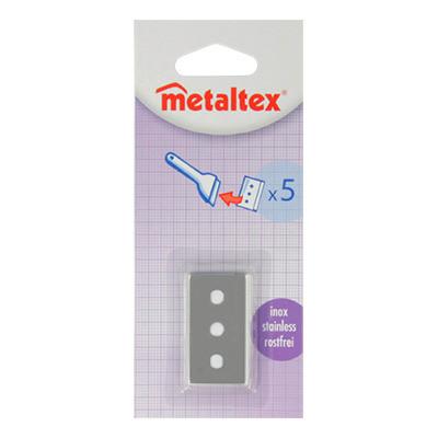 Kochfeldschaber 297014010 Ersatzklingen - Silberfarben, Basics, Metall (2,3/4,3/0,1cm) - Metaltex