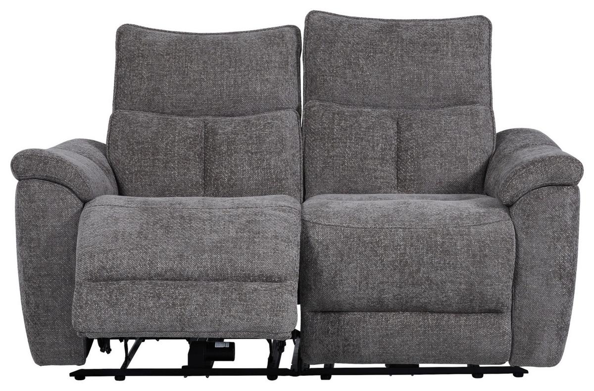 2-Sitzer-Sofa Tokio - Grau, MODERN, Holz/Textil (160/96,5/102cm)