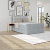 Boxspringbett Medino - Silberfarben, KONVENTIONELL, Holz/Holzwerkstoff (140/200cm)