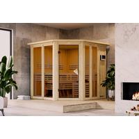 Sauna Kea 1 210/202/210 cm - Fichtefarben, Basics, Holz (210/202/210cm)