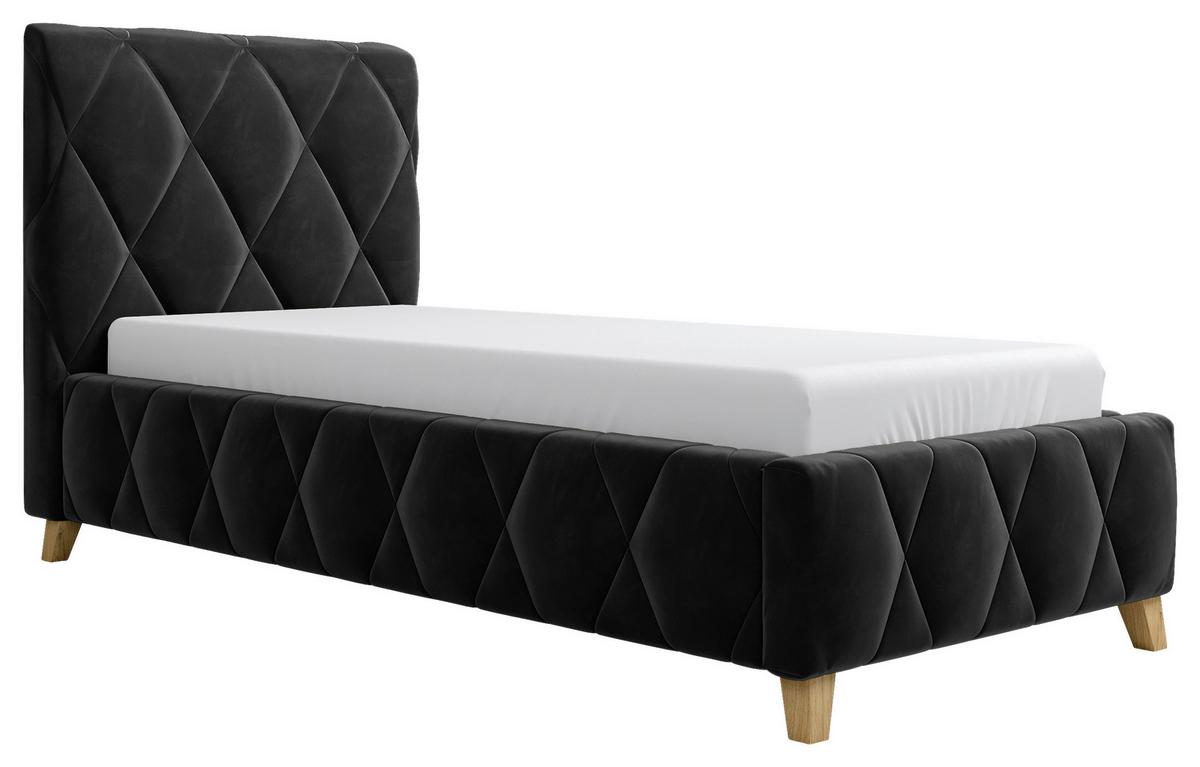 Polsterbett Trivio 80x200 cm Anthrazit - Anthrazit, MODERN, Holz/Holzwerkstoff (80/200cm) - MID.YOU
