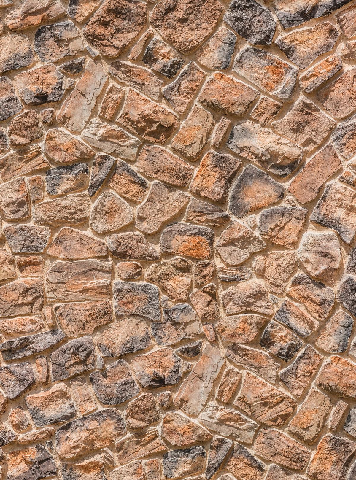 Vliestapete Muro - Taupe/Braun, Natur (200/260cm)