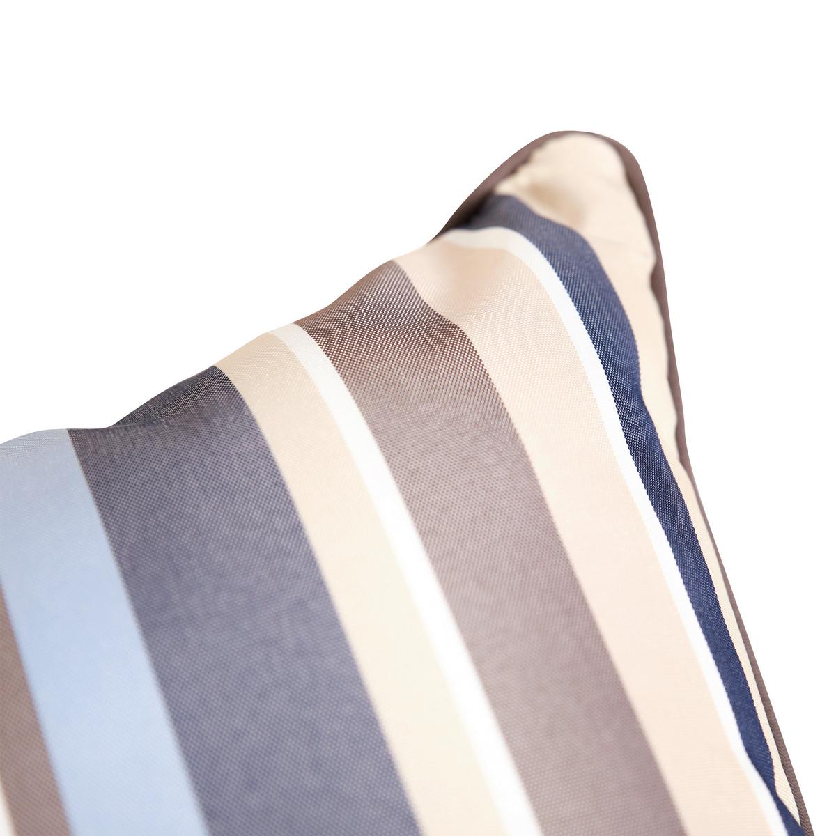 Gartenbank Holz 2-Sitzer Borkum Mit Sitzauflage - Akaziefarben/Grau, MODERN, Holz/Textil (198/78/68cm) - Greemotion