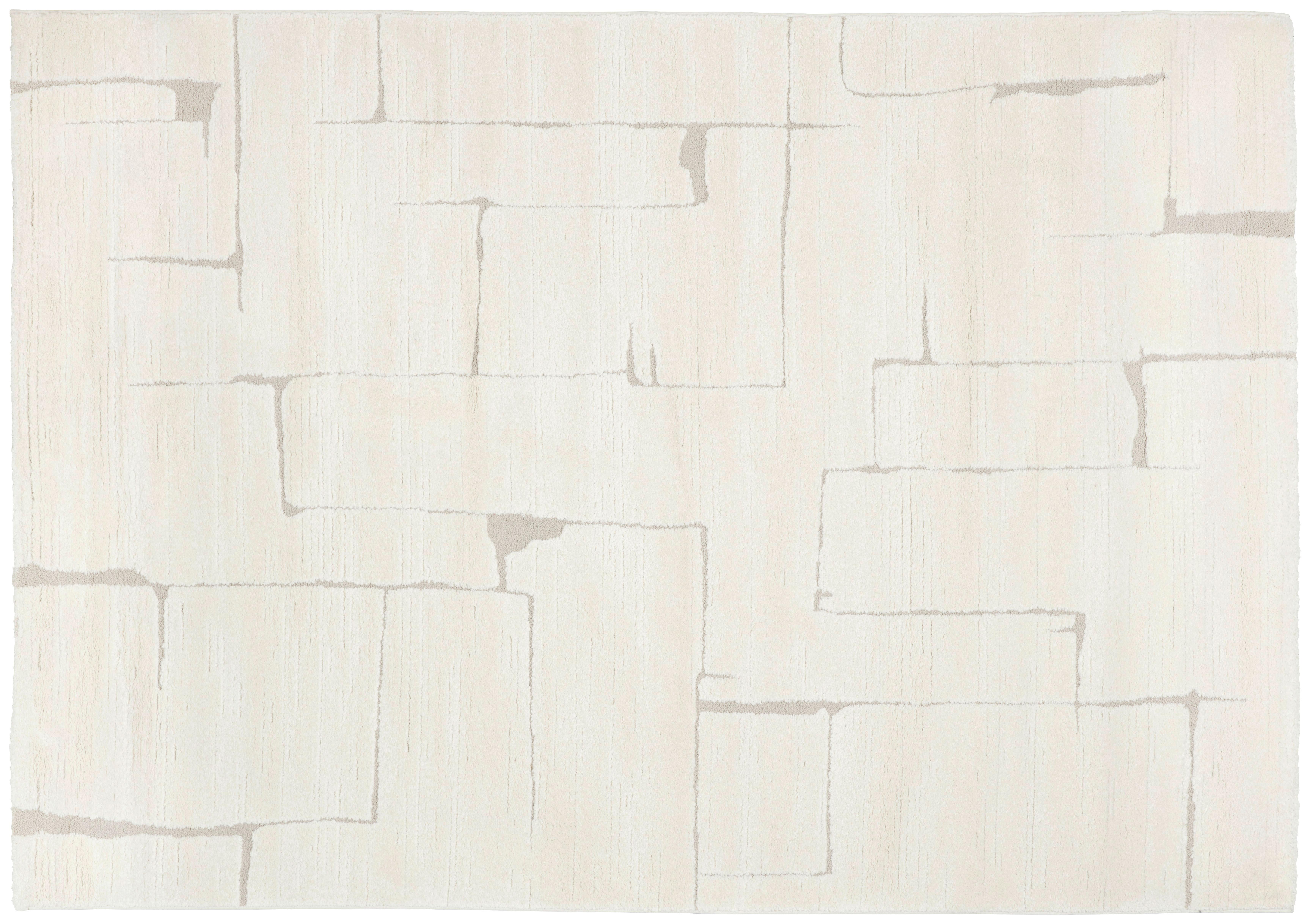 Szőtt Szőnyeg Jonas Kb. 120/170cm - krémszínű, Modern, textil (120/170cm) - Luca Bessoni