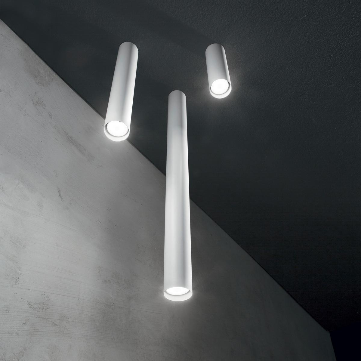 Aufbauleuchte 233079 Look Pl1 - Weiß, KONVENTIONELL, Metall (6/20cm) - Ideal Lux