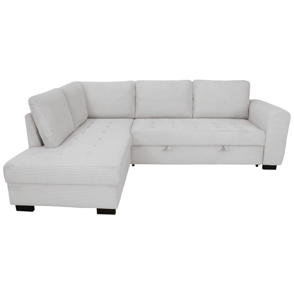Ecksofa John Beigebraun S: 178x239 cm