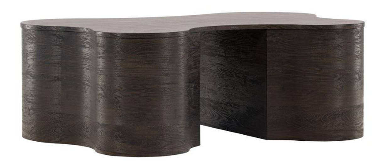 Couchtisch Larvik - Dunkelbraun, Design, Holz/Holzwerkstoff (130/90/45cm) - Livetastic