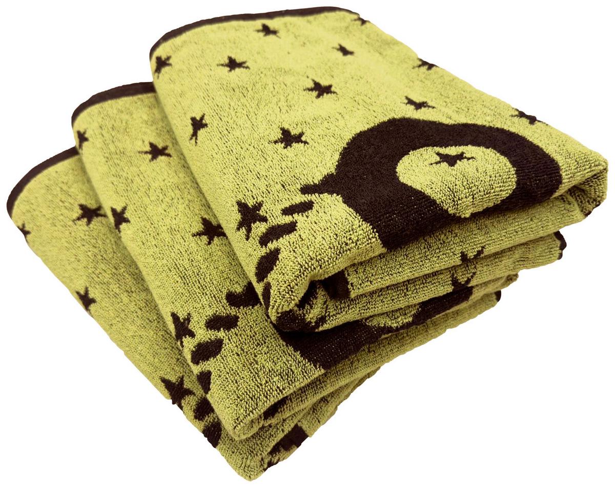 Strandtuch Bali - Grün, KONVENTIONELL, Textil (75/150cm) - Ondega