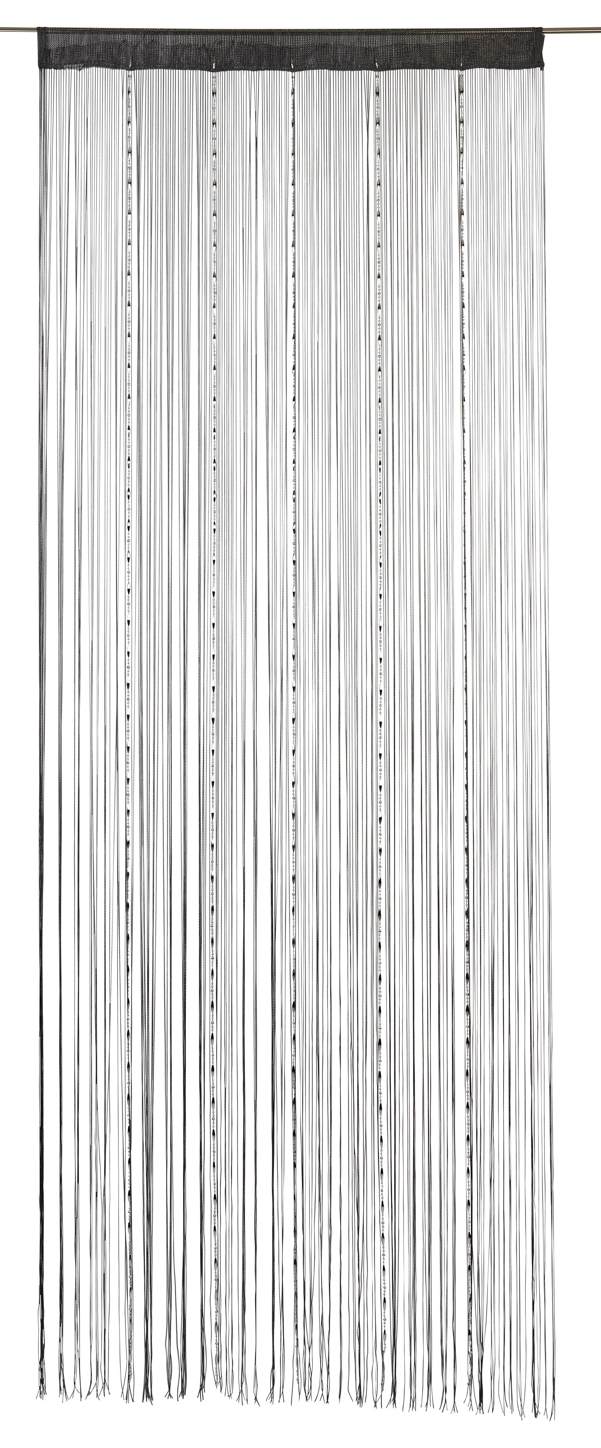 Fadenstore Emilia - Grau, MODERN, Textil (90/245cm) - Luca Bessoni