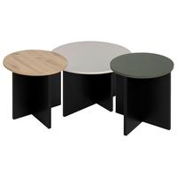 Couchtisch Craft Eiche Artisan Dekor, B: 160cm - Kaschmir/Eiche Artisan, Basics, Holzwerkstoff (160/42/160cm) - Livetastic