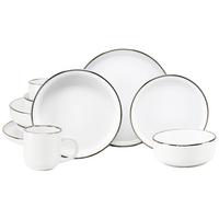 KOMBINOVANÁ SOUPRAVA 24795 NORDIC FESTIVE WEISS - bílá/barvy zlata, Basics, keramika - Creatable