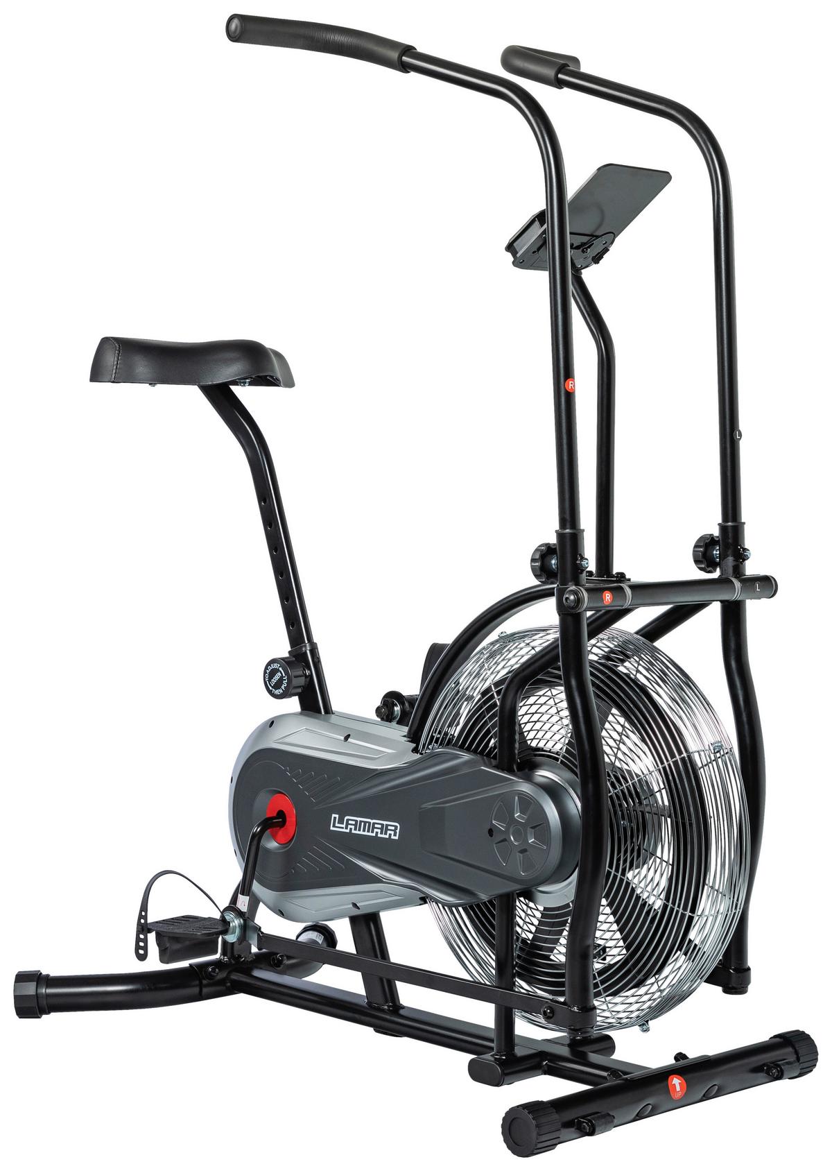 Heimtrainer Luftheimtrainer Lht 15 - Schwarz/Grau, KONVENTIONELL, Metall (111/61/136cm)