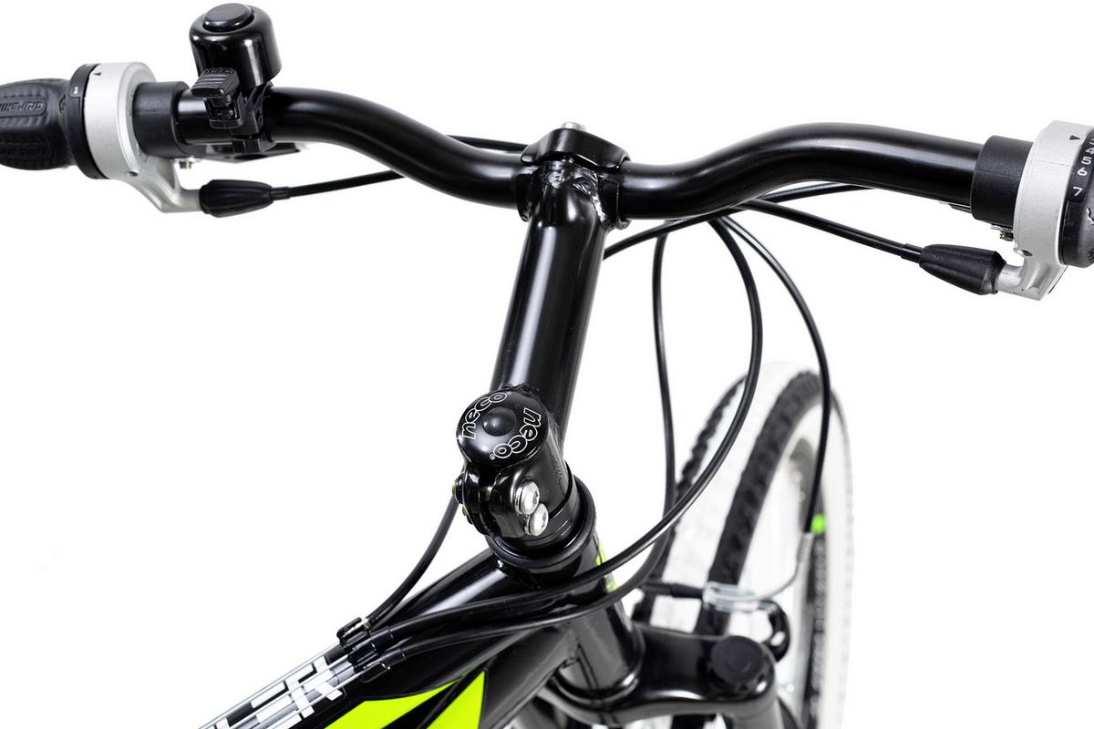 Mountainbike Fully 26 Zoll Scrawler 21 Gänge - Schwarz/Grün, Basics, Metall (180/70cm) - KS Cycling