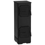 Werkstattofen Denver Schwarz - Schwarz, MODERN, Metall (29,1/88,1/34,1cm) - Wamsler