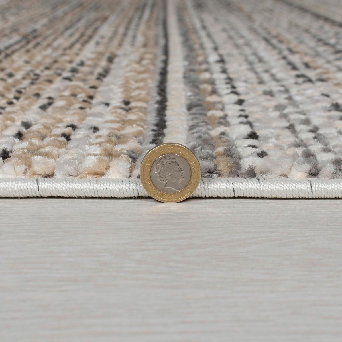Flachwebteppich Camino Natural 120x160 - Beige, Basics, Textil (120/160cm)