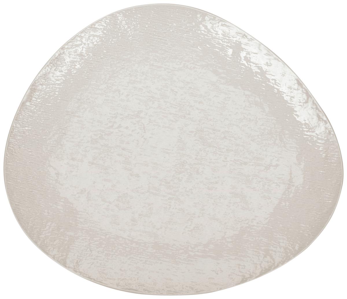 SERVÍROVACÍ PODNOS HARUKI - bílá, Moderní, keramika (33,3/29/2,8cm) - Mömax
