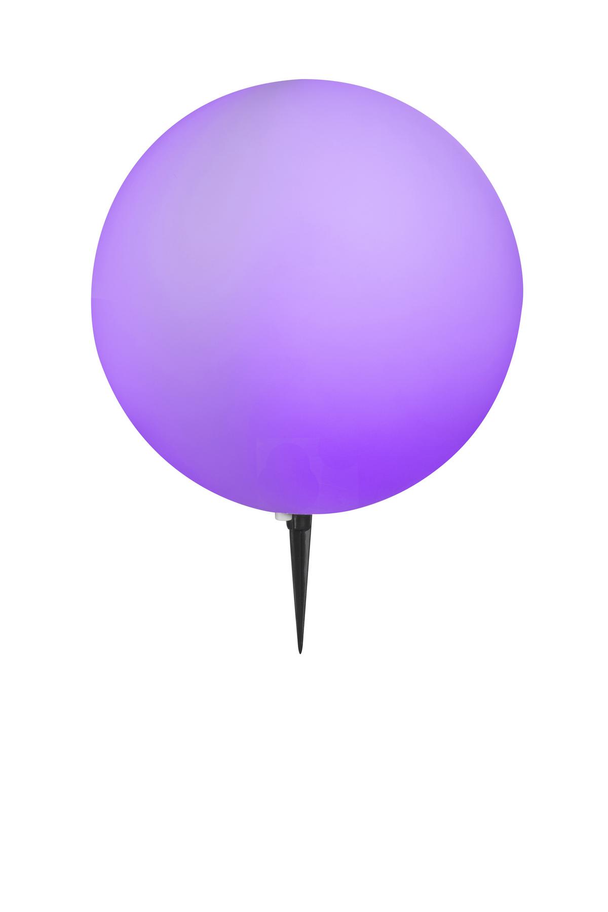 Außenstehleuchte 31776 Toula - Schwarz/Weiß, Design, Kunststoff (40/56cm) - Globo