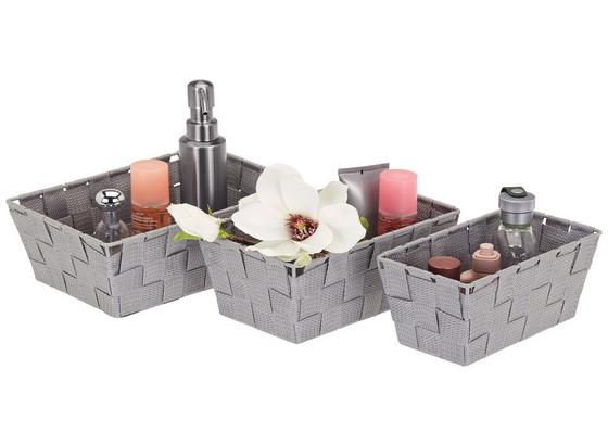 Regalkorbset Gesa, Beige - Grau, KONVENTIONELL, Kunststoff/Metall - Ombra Regalkorbset Gesa, Beige - Grau, KONVENTIONELL, Kunststoff/Metall - Ombra