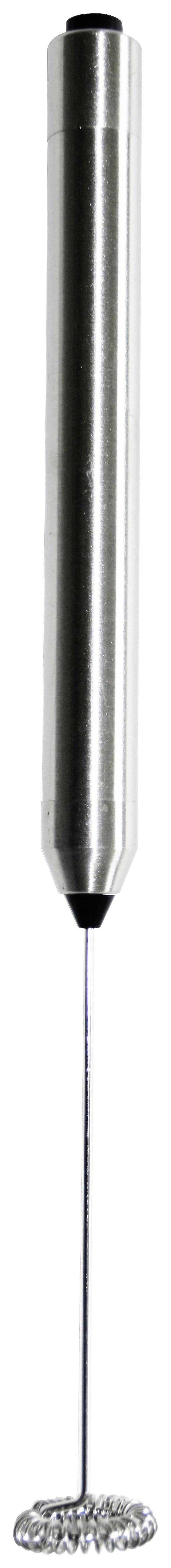 ŠLEHAČ NA MLÉČNOU PĚNU FUSION - barvy stříbra, Konvenční, kov (24,8/1,5/1,5cm)