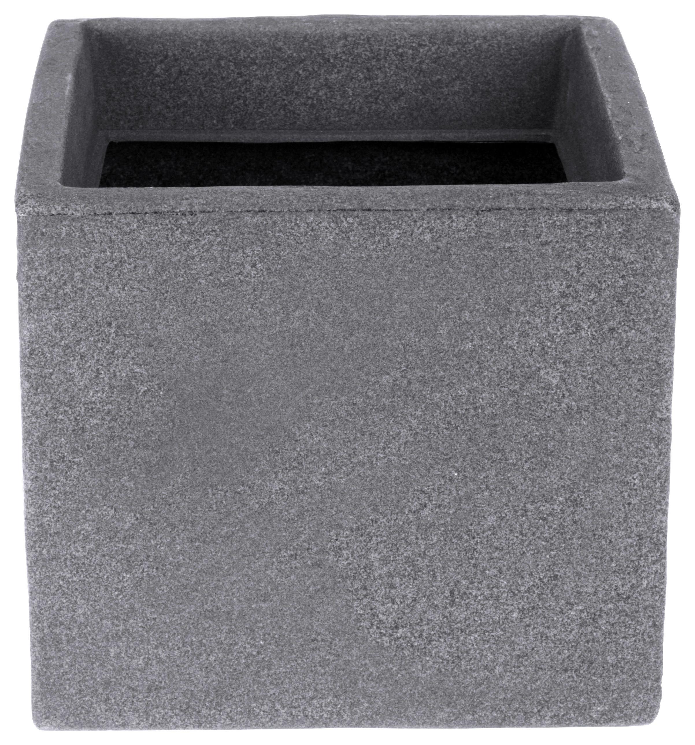 Übertopf Kobus Kunststoff Grau - Grau, Basics, Kunststoff (20/20/18cm)