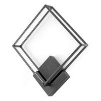 LED-Deckenleuchte 5002/Plmn - Schwarz, Design, Metall (45/45/13cm)