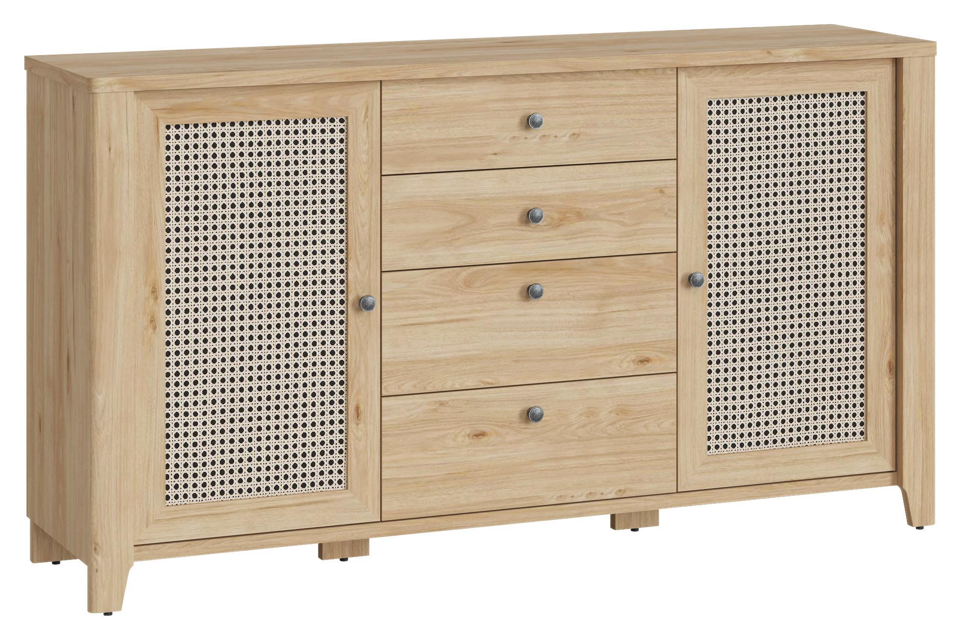 Komód Cestino - Modern, faalapú anyag (163,8/90,8/42cm)