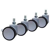 TV- Halterung Objekta Grau/Schwarz B: 6 cm - Schwarz/Grau, MODERN, Kunststoff/Metall (6/8/5cm) - MID.YOU