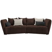 Boxspringová pohovka SOFI, hnědá, béžová - šedá/černá, Moderní, textil (294/93/152cm) - Premium Living