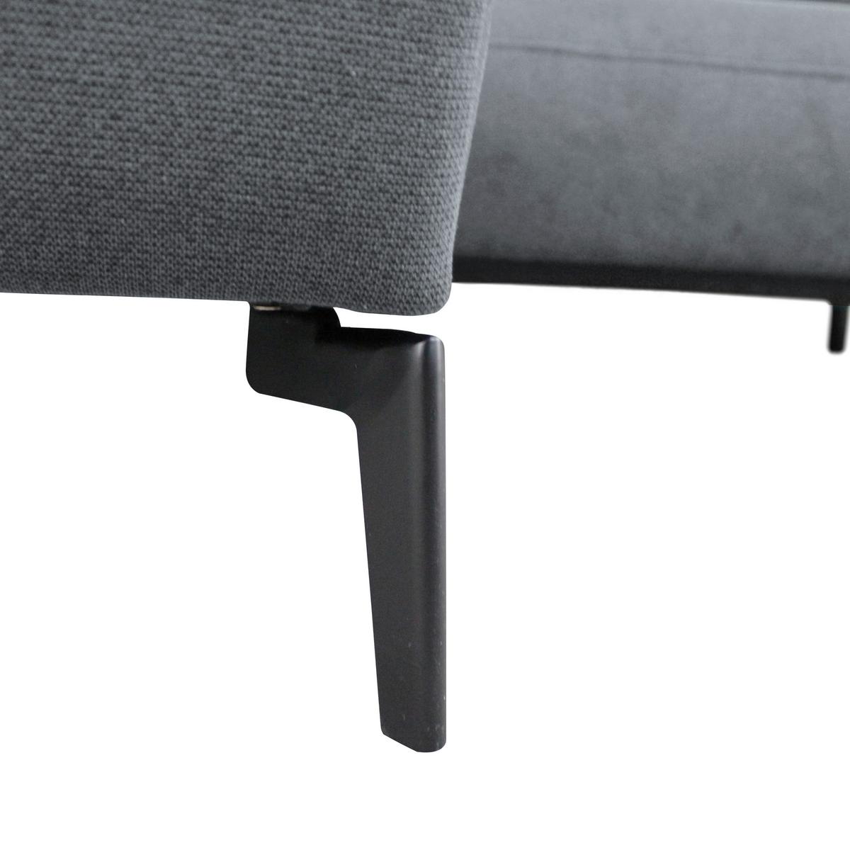 Ecksofa Prince Hellblau S: 163x240 cm - Schwarz/Hellblau, Design, Textil (163/240cm) - MID.YOU