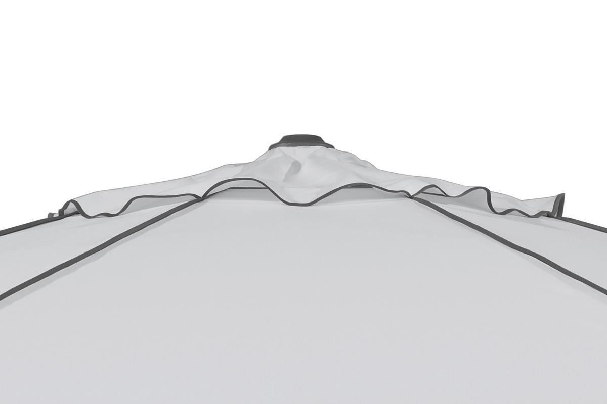 Sonnenschirme Adria Bxhxt: 350x275x350 Cm Silbergrau - Anthrazit/Silberfarben, Basics, Textil/Metall (350/275/350cm) - Schneider