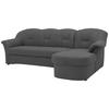 Ecksofa Mit Schlaffunktion Papenburg Grau - Schwarz/Grau, KONVENTIONELL, Textil (233/142cm) - MID.YOU