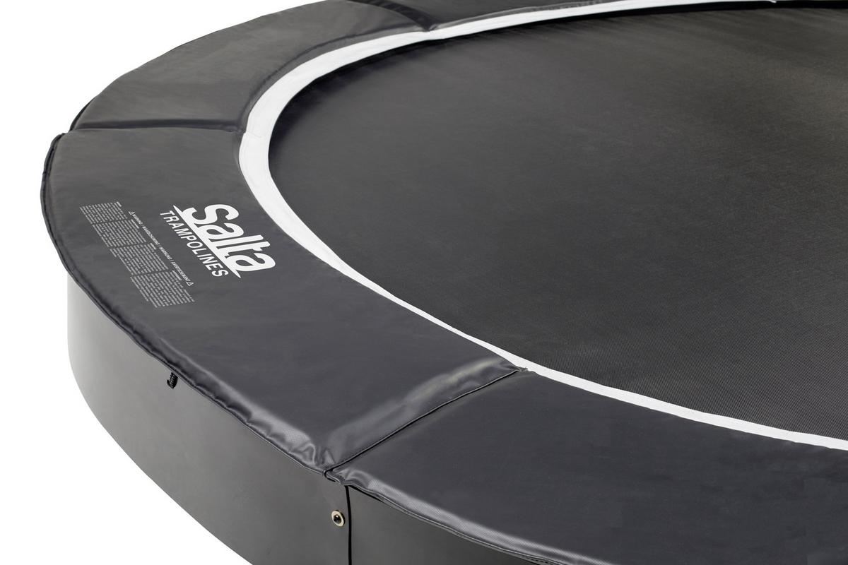 Bodentrampolin Ø 396cm Salta Royal Baseground - Schwarz, Trend, Metall (396cm) - Salta