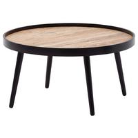 Konferenčný stolík p: 76cm - čierna, Modern, drevo/kompozitné drevo (76/76/40cm) - MID.YOU