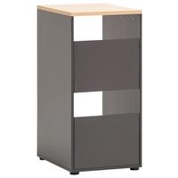 Mehrzweckschrank Anthrazit/eichefarben B:45,1cm - Eichefarben/Anthrazit, MODERN, Holzwerkstoff (45,1/95,8/60cm) - MID.YOU