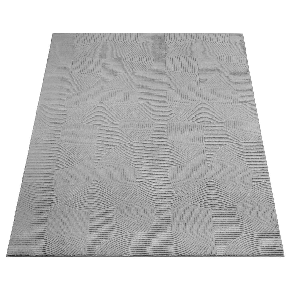 Webteppich Stilo - Grau, KONVENTIONELL, Textil (200/280cm)
