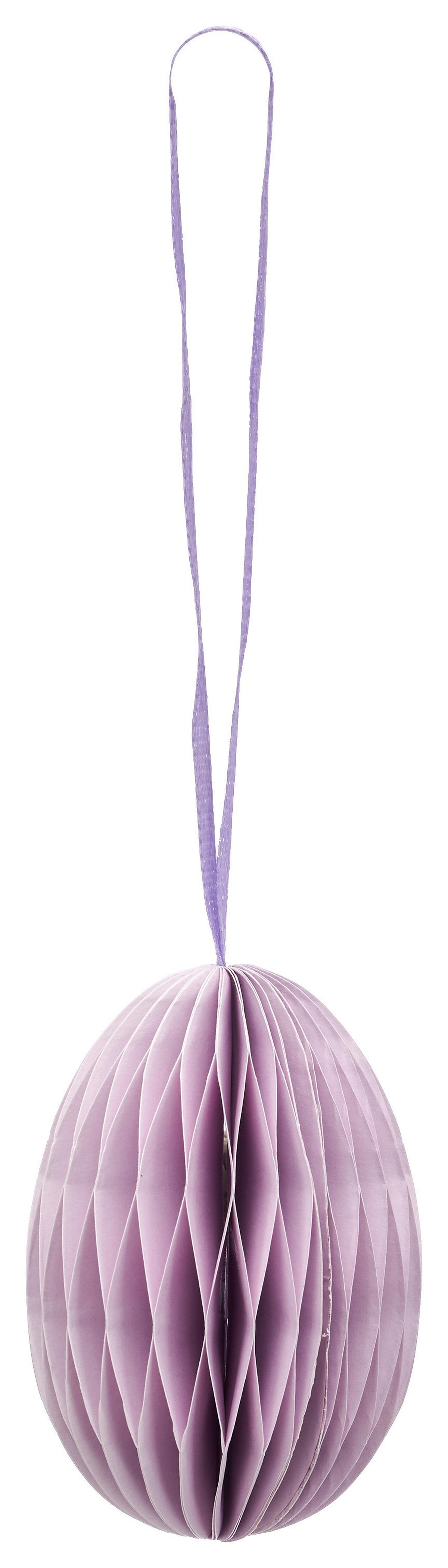 Závěsná dekorace 4 ks - starorůžová/pastelově zelená, Konvenční, papír (5/7/5cm) - Mömax