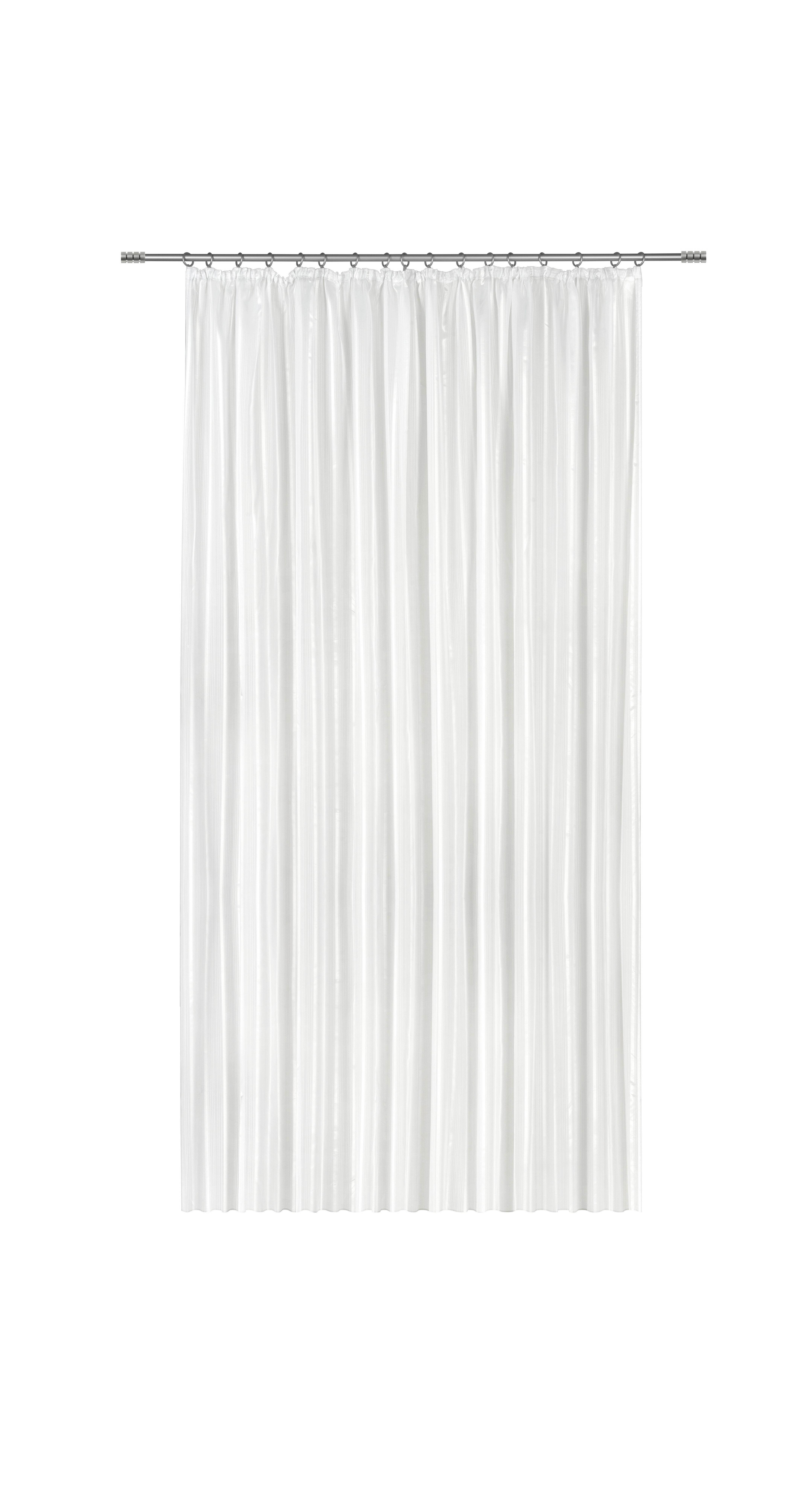 Store Transparent One BxL: 300x145 cm - Weiß, KONVENTIONELL, Textil (300/145cm) - Ondega