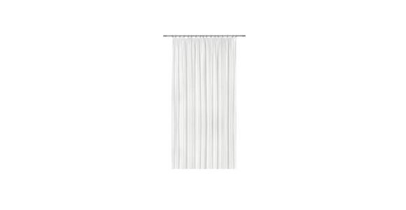Store Transparent One BxL: 450x145 cm - Weiß, KONVENTIONELL, Textil (450/145cm) - Ondega