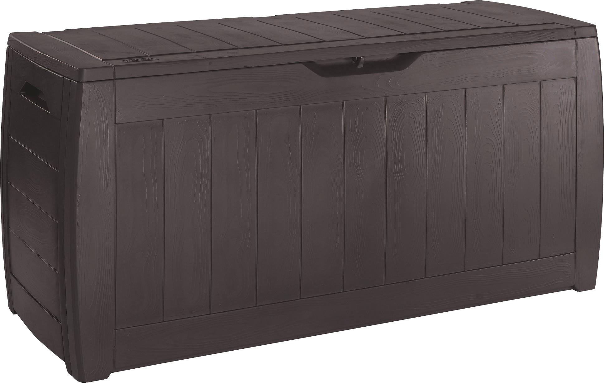 Kissenbox Wasserdicht Hollywood 117,5x57,3x45 cm - Dunkelgrau, Basics, Kunststoff (117,5/57,3/45cm) - Keter