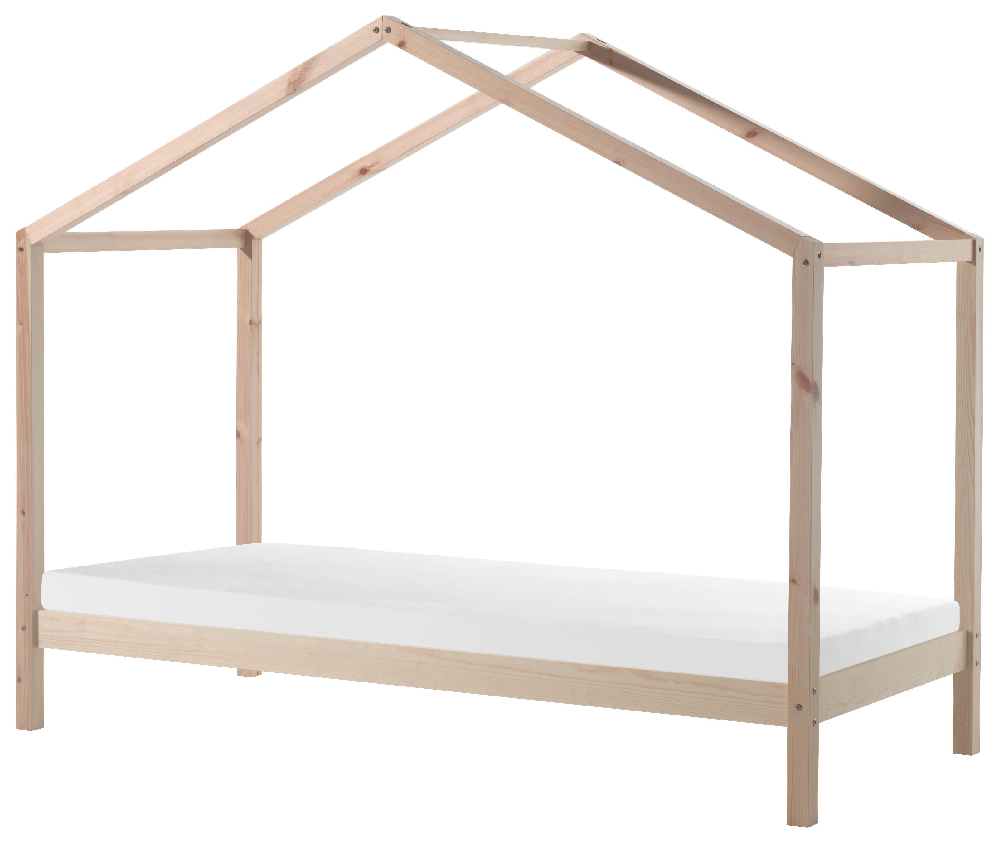 Hausbett Dallas 90x200 cm Kiefer Natur - Kieferfarben, MODERN, Holz (90/200cm) - MID.YOU