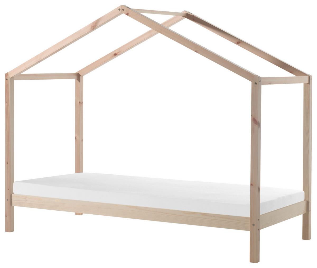 Hausbett Dallas 90x200 Cm Kiefer Natur - Kieferfarben, MODERN, Holz (90/200cm) - MID.YOU