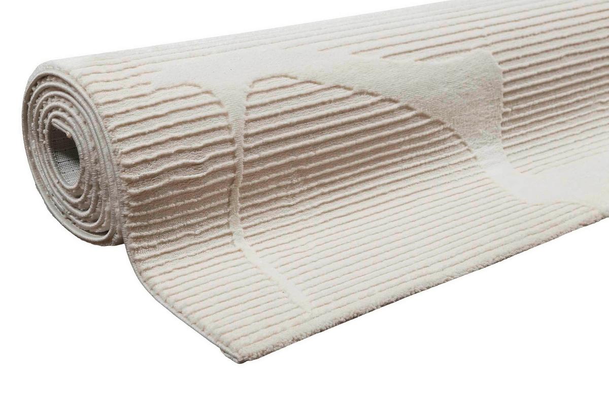 Flachwebteppich, 80x150 cm Sara - Creme/Weiß, KONVENTIONELL, Textil (80/150cm) - Esprit