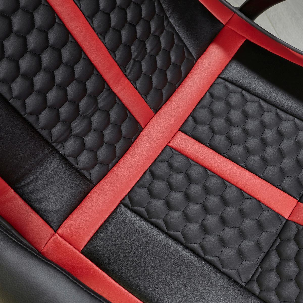 Gamingsessel Evora 2.1 - Rot/Schwarz, MODERN, Kunststoff/Textil (65/102,5/78cm) - X Rocker