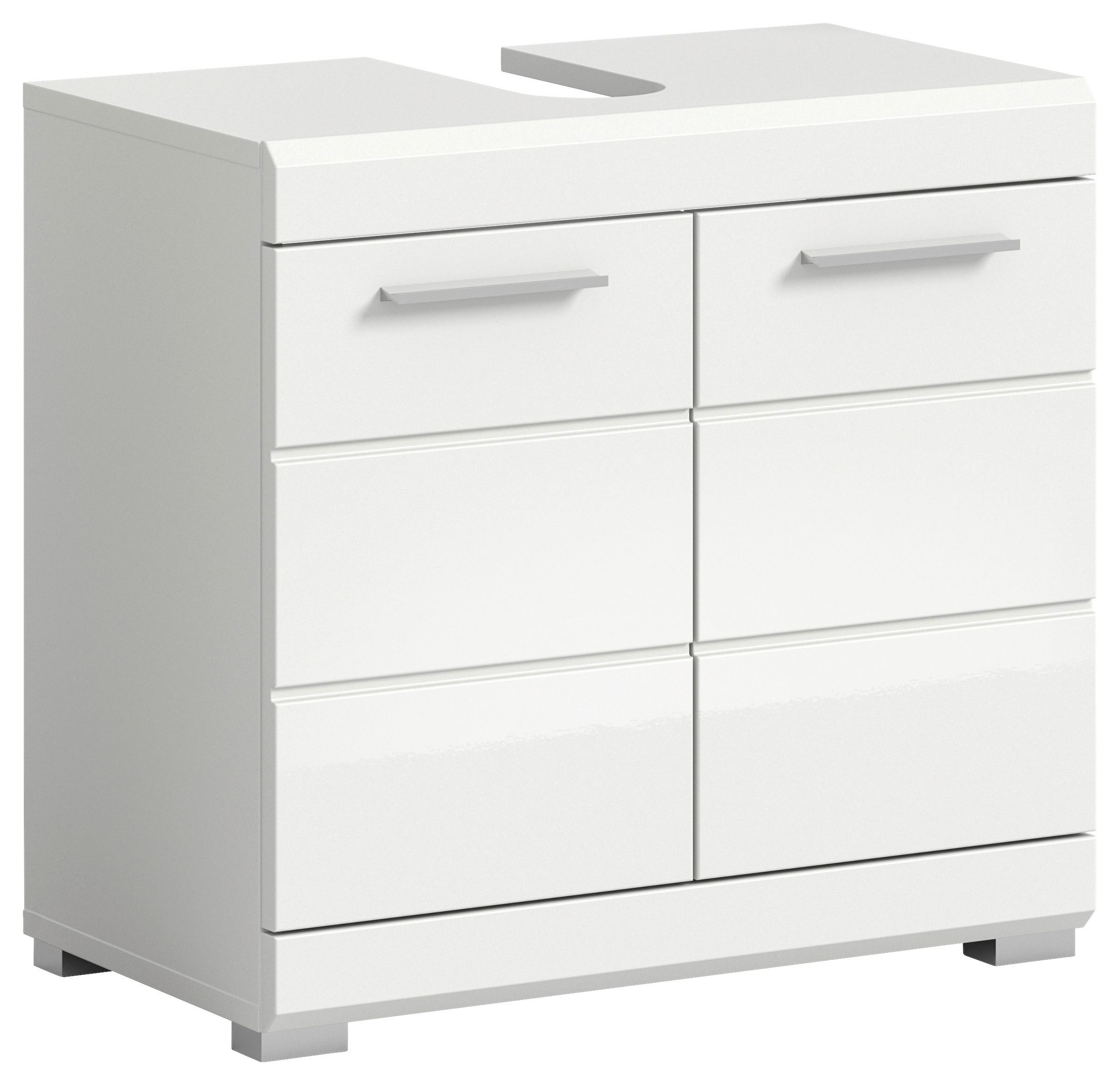 Waschbeckenunterschrank Scout Weiß Hg B: 60 cm