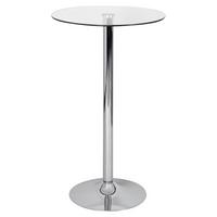 Stůl ke stání Zamora 60 - průhledné, Moderní, sklo (60/105cm) - MID.YOU