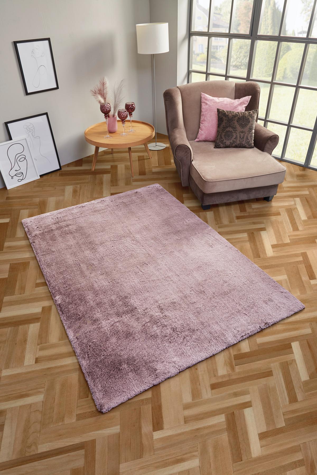 Szőrme Szőnyeg Misha Kb. 160/220cm - szeder, textil (160/220cm) - Luca Bessoni