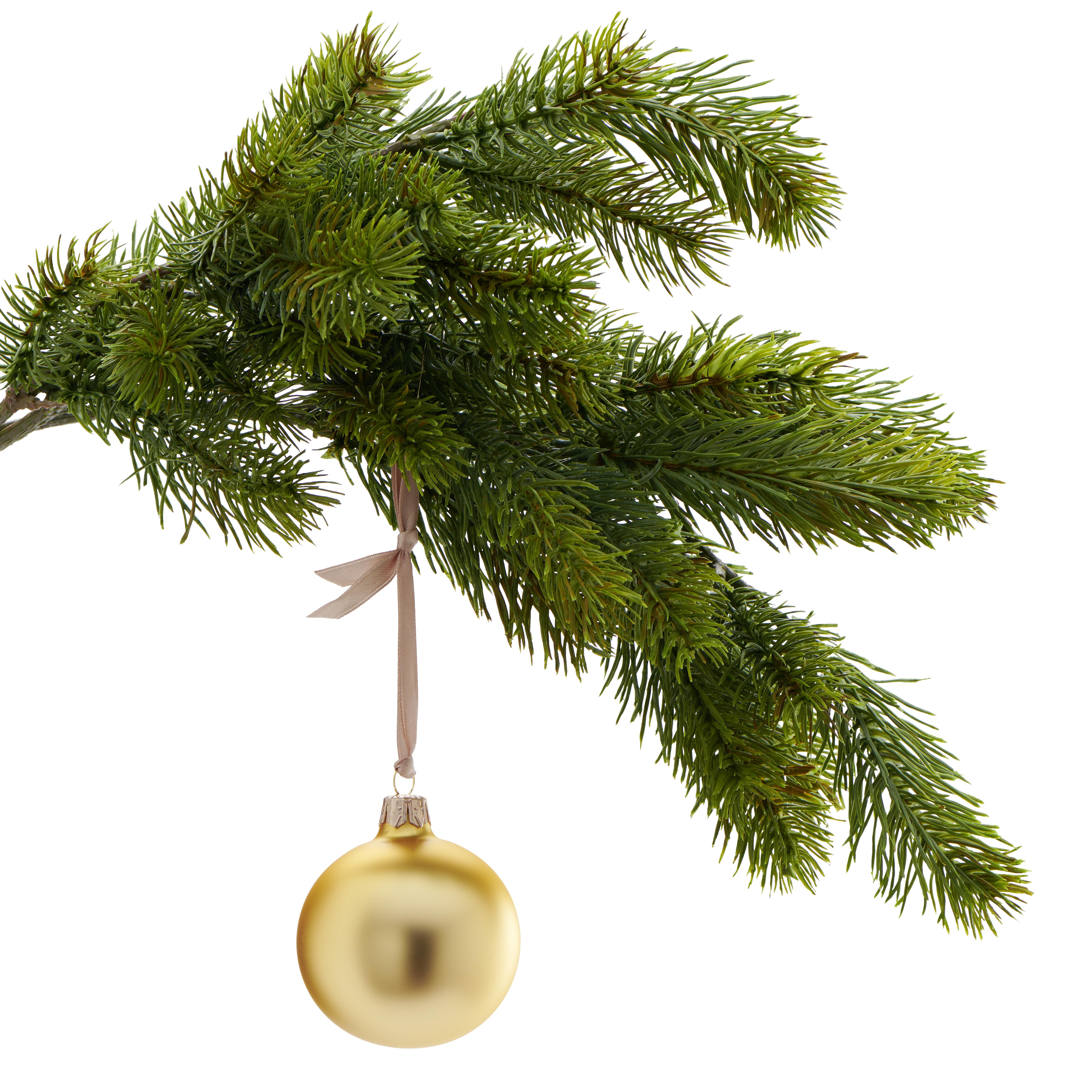 Karácsonyfagömb Szett Bella - aranyszínű, Basics, Üveg (15/22cm) - Ondega