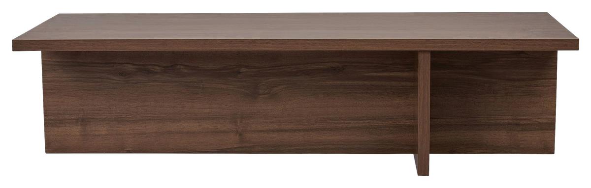 COUCHTISCH Wallnussfarfben B: 120cm - Walnussfarben, MODERN, Holzwerkstoff (120/30/45cm)