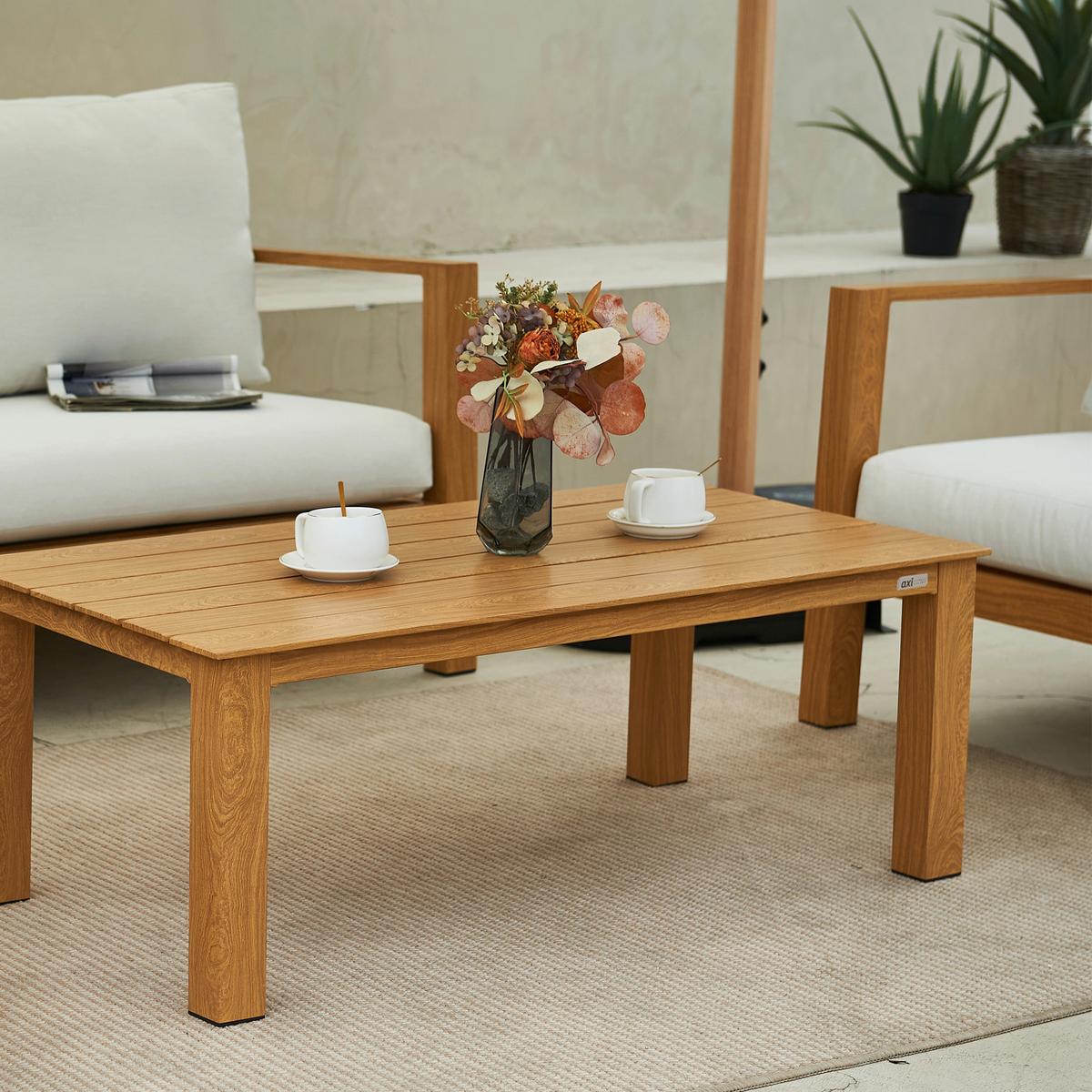 Dining-Loungeset Orla - Eichefarben/Braun, MODERN, Metall (223,5/89/73,5cm) - Ambia Garden
